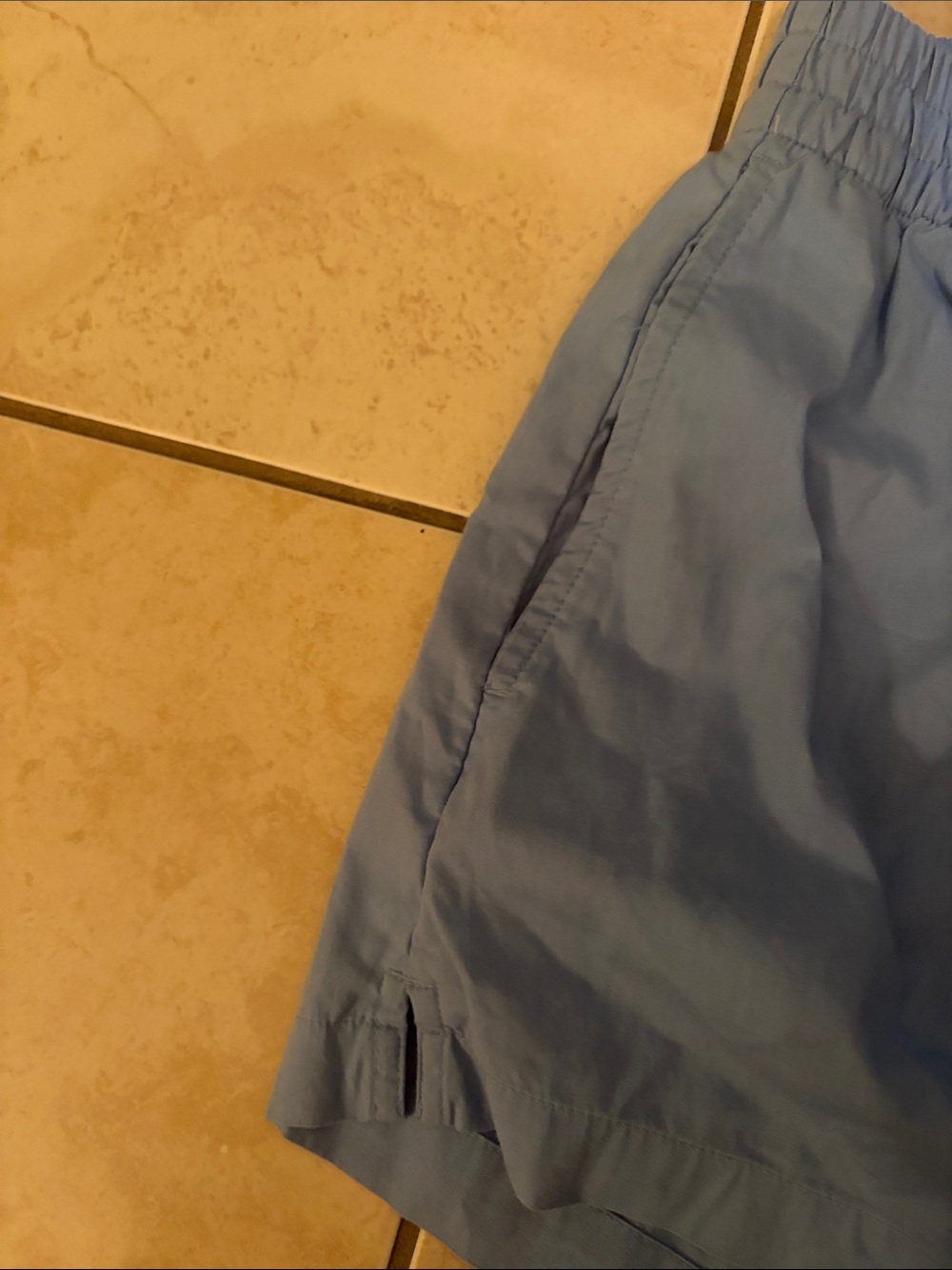 Abercrombie & Fitch Light Blue Athletic Shorts - Picture 2 of 3